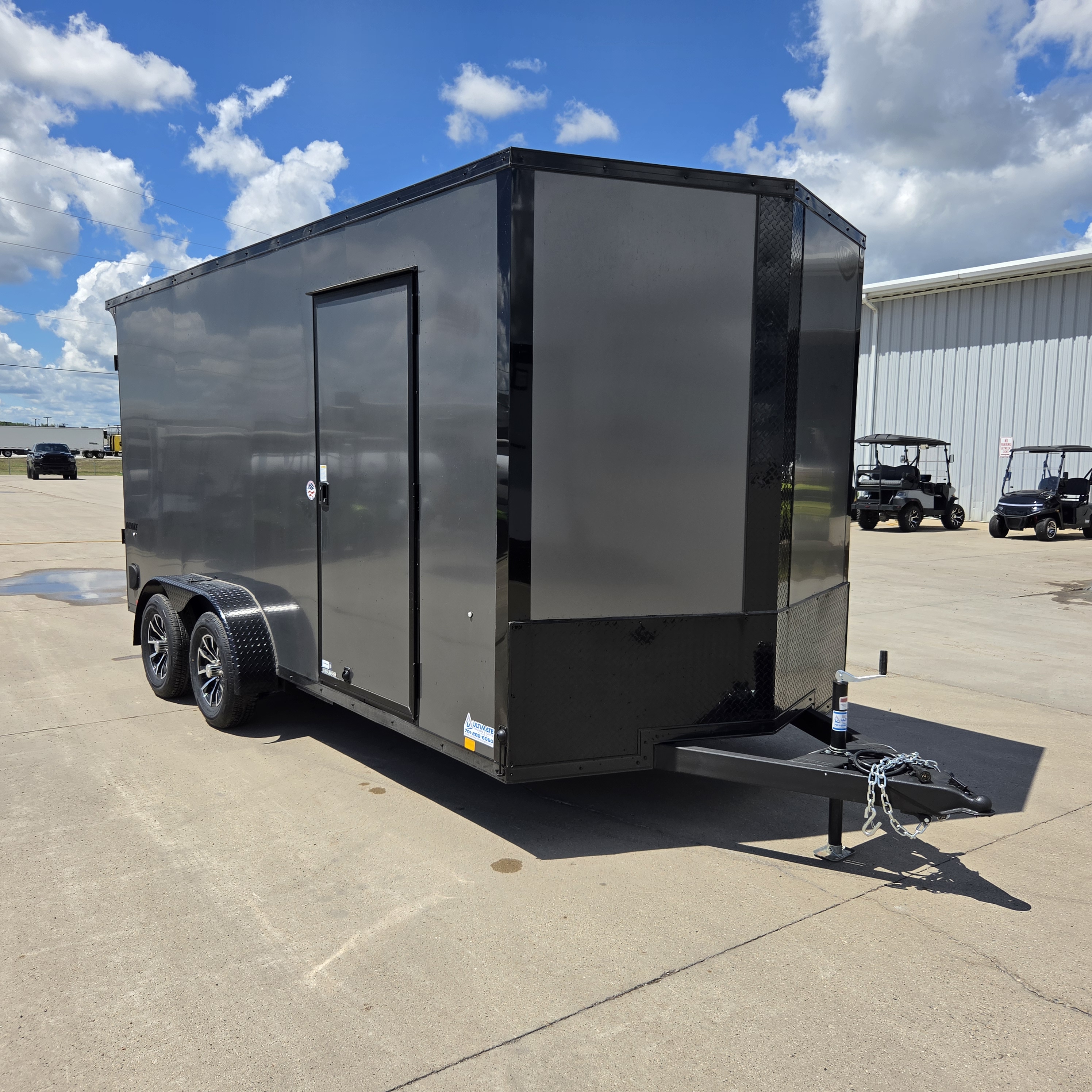 2026 Impact 7'X16' Enclosed Trailer