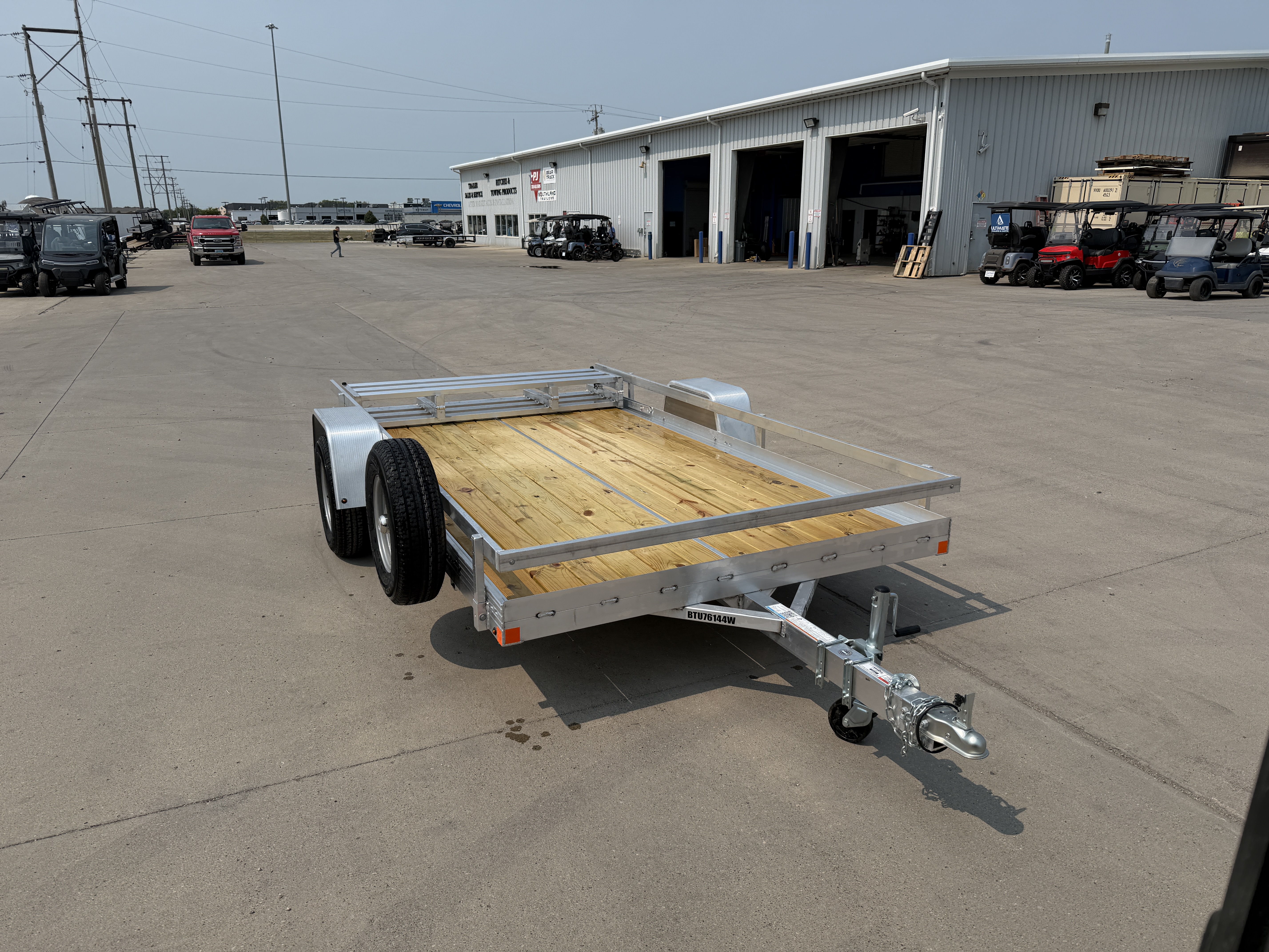 2027 Bear 76"X12' Aluminum Utility Trailer